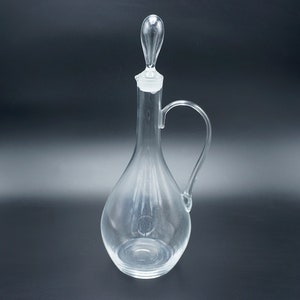 Vintage glass decanter, 1960&#39;s decanter, glass decanter, alcohol decanter, whiskey decanter, spirits decanter, brandy decanter
