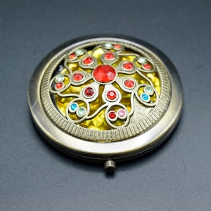 miroir à main vintage, miroir compact, miroir de maquillage, miroir de rouge à lèvres, miroir de sac à main, miroir à main, petit miroir, miroir de sac à main