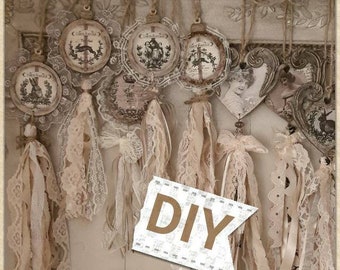 Digital file of Easter ornaments with tassels