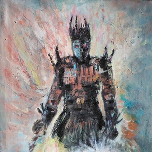 Morgoth Vs Fingolfin Print Canvas Poster Print Etsy