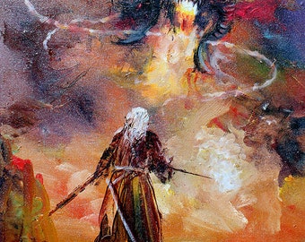 Details about / The Lord of The Rings Hobbit Balrogs Vintage Poster Painting Art Picture Paper