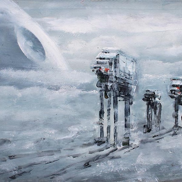 AT-AT Walker Canvas Print - Star Wars Wall Art - Star Wars Gift