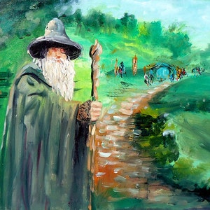Gandalf the Grey Canvas Print - Wall Art