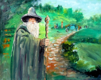 Gandalf the Grey Canvas Print - Kunst aan de muur