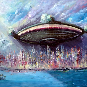 Starbus - Sci Fi Canvas Print, Sci Fi Themed Wall Art