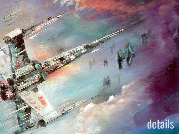 X-ウイング・ファイター スターウォーズ キャンバスアートプリント SF