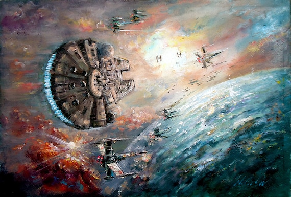 Star Wars Millennium Falcon Starship - Diamond Painting