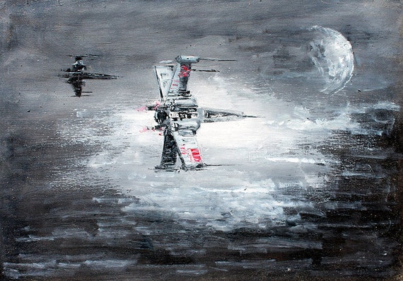 X-ウイング・ファイター スターウォーズ キャンバスプリント、SF