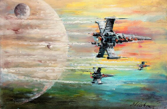 X-wings Landscape - Star Wars Art Print - Etsy