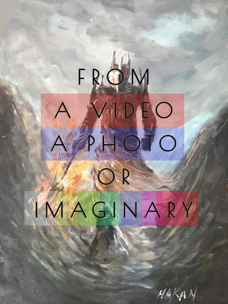 Custom Oil Painting Commission Painting on Canvas Custom Art Etsy