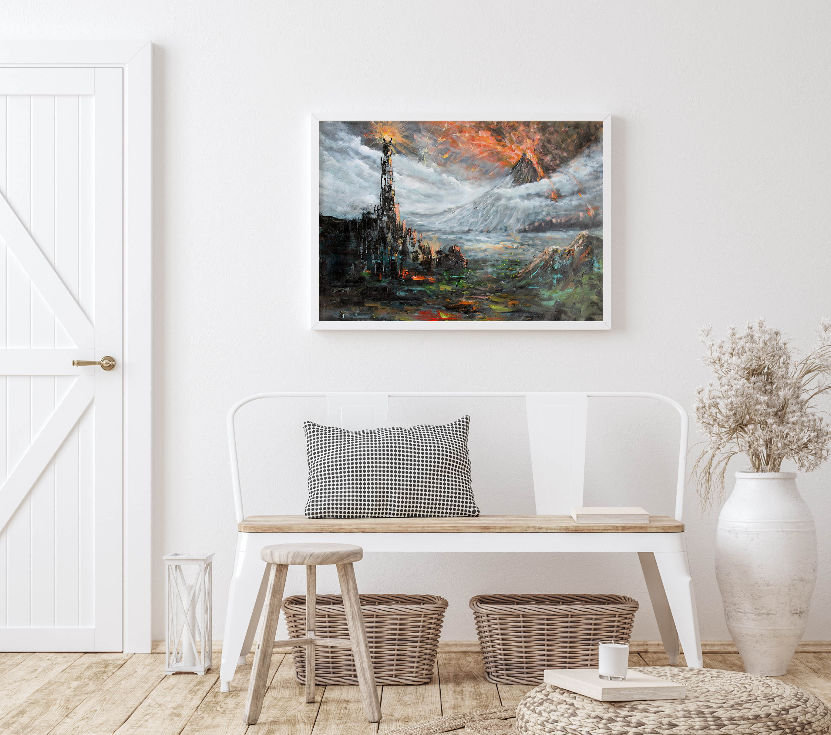 Mordor Canvas Print, Lord of the Rings Art by Naci Caba - Etsy