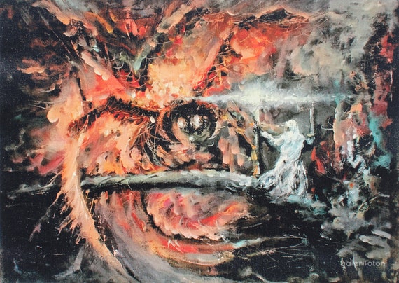 balrog lord of the rings drawing