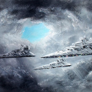 Star Destroyers Canvas Print - Star Wars GIFT Fan Art