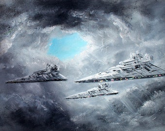 Star Destroyers Canvas Print - Star Wars GIFT Fan Art