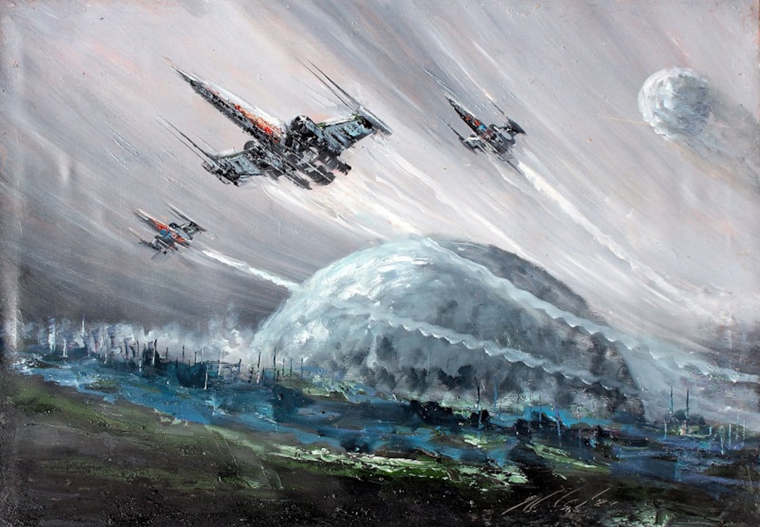 X-wing Fighters Star Wars Canvas Print, Sci-fi Wall Art - Etsy
