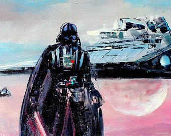 ダース・ベイダー将軍ストリートアートキャンバス ダース・ベイダー キャンバスプリント、ダース・ベイダー