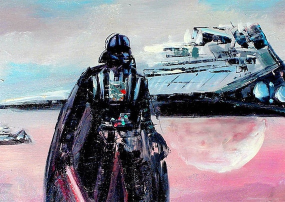 ダース・ベイダー キャンバスプリント、スター・ウォーズ ウォール