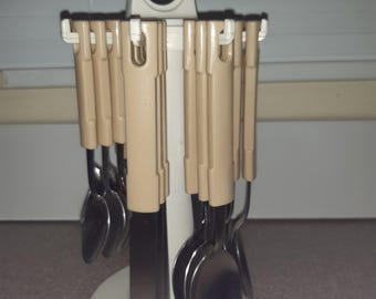 Boda buffe カトラリーセット スタンド付き レトロ ビンテージ Boda Buffe Modernist Cutlery Stainless Steel, by Signe Persson
