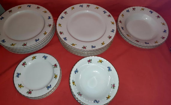 Crown Regal Fine China. Made in Romania. Curtea De Arges. Gold Trim. Replacement Dinnerset Pieces Etsy