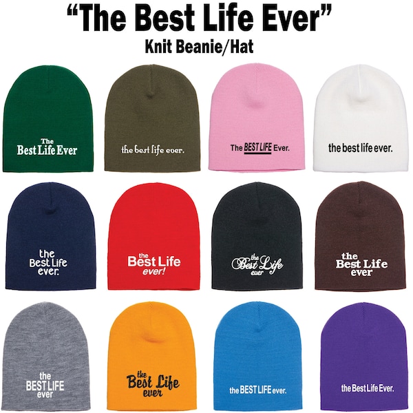 The Best Life Ever Knit Hat, Beanie, Jehovah's Witness Gifts
