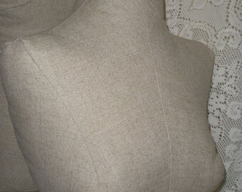 Clearance set of 4 Linen Dress form bust to the waist, jewelry making wholesale store display decor craft show booth displays on sale