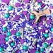 Mermaid Sprinkles, Edible Sprinkles, Sprinkles, Sprinkle mix, Unicorn Sprinkles, Purple Sprinkles, Gold sprinkles, 2.5oz