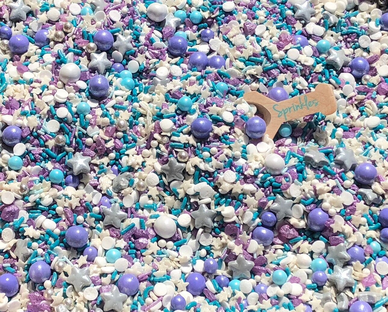 Sprinkle Mix Sprinkles Sparkling Sprinkles Teal sprinkles Etsy