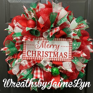 Merry Christmas Wreath, Christmas wreath