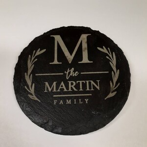 Slate Coaster, Personalised Your Drink Here, Tea Coffee Gin Beer Wine Whisky Laser Engraved Gift, Wedding, Birthday, Anniversary, Christmas