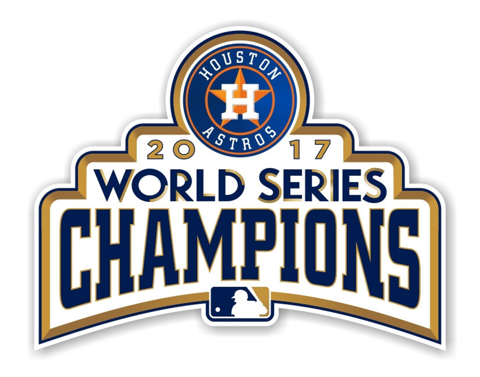 Houston Astros 2017 World Series Champions Decal Etsy