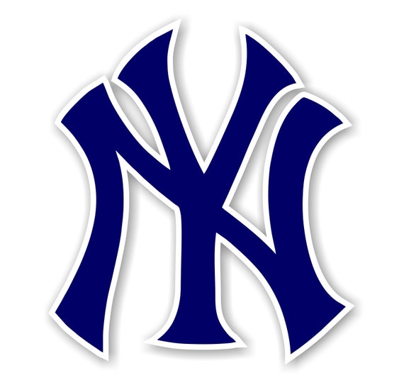 New York Yankees ny Precision Cut Decal Etsy