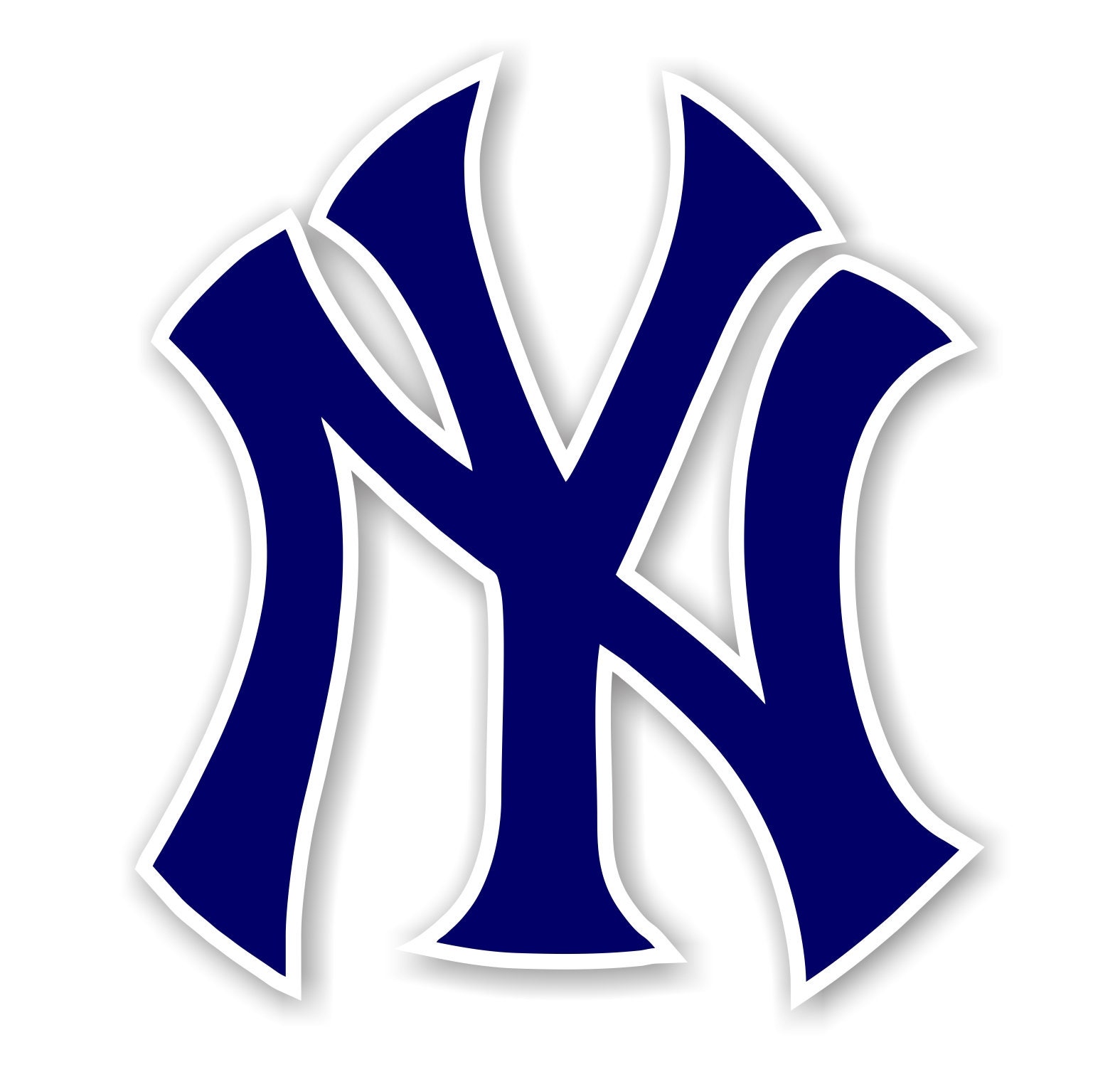 New York Yankees "NY" Precision Cut Decal.