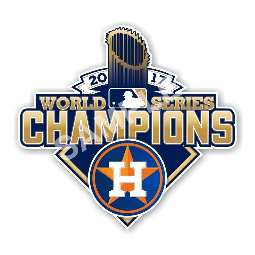 Houston Astros 2017 World Series Champions Decal Etsy