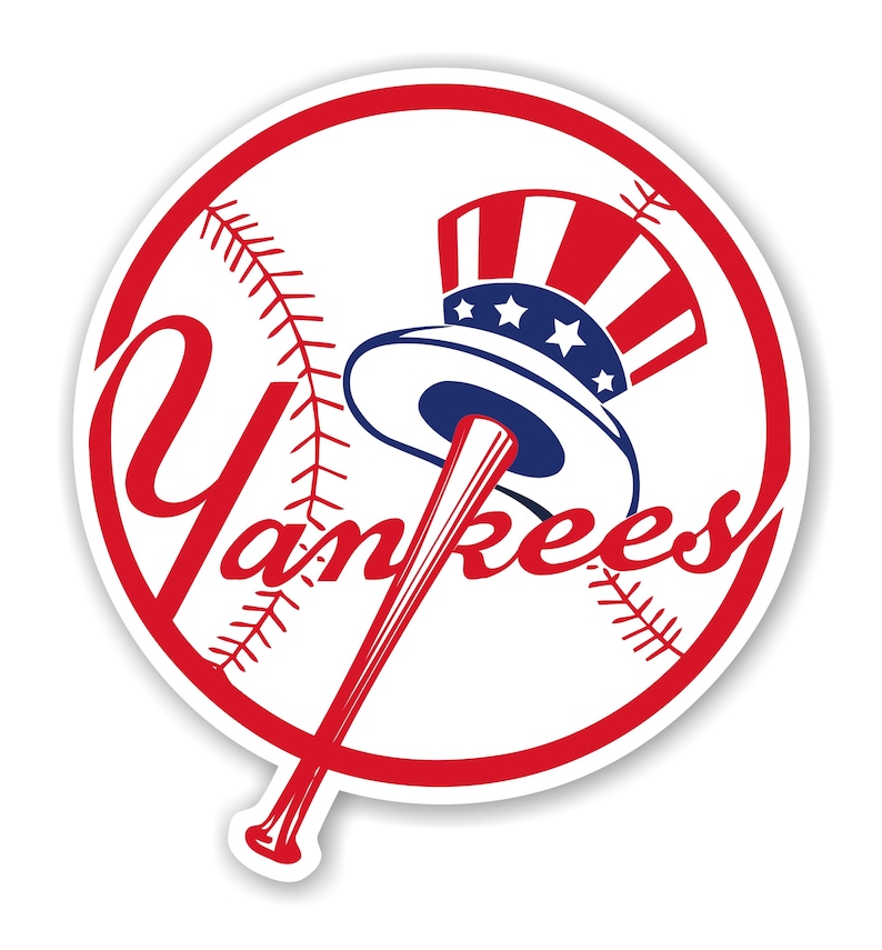 New York Yankees Decal / Sticker Die Cut Etsy