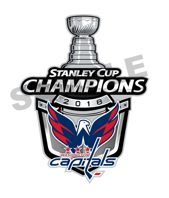 Washington Capitals Champions 18 Stanley Cup Large Size Etsy Washington Capitals Champions 18 Stanley Cup Large Size Etsy