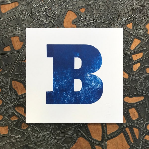 Letter B Poster - Etsy