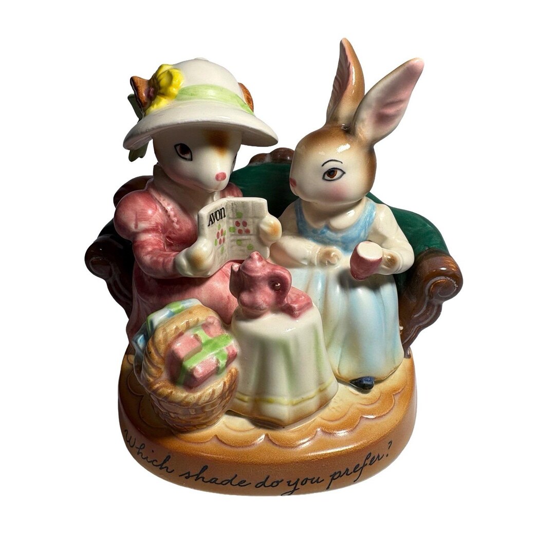 Vintage Avon Precious Moments Rabbits