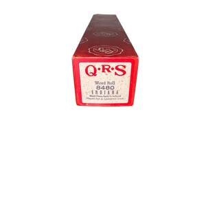 Vintage QRS Word Roll 8480 "INDIANA" suonato da J. Lawrence Cook