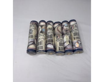 Bordo per carta da parati preincollata da baseball vintage MLB Genuine Merchandise 90 piedi (6) Baseball Boy