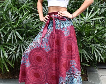 70s SWIRL SKIRT in Browns Vintage Maxi Festival Skirt Bohemian Retro Skirt Gypsy Skirt 70s Hippie Chic Skirt Brown Velvet Satin Skirt