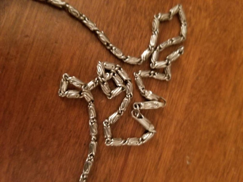 Taxco Los Ballesteros Vintage Mexican Sterling Silver Necklace Pendant Brooch Same Day Shipping