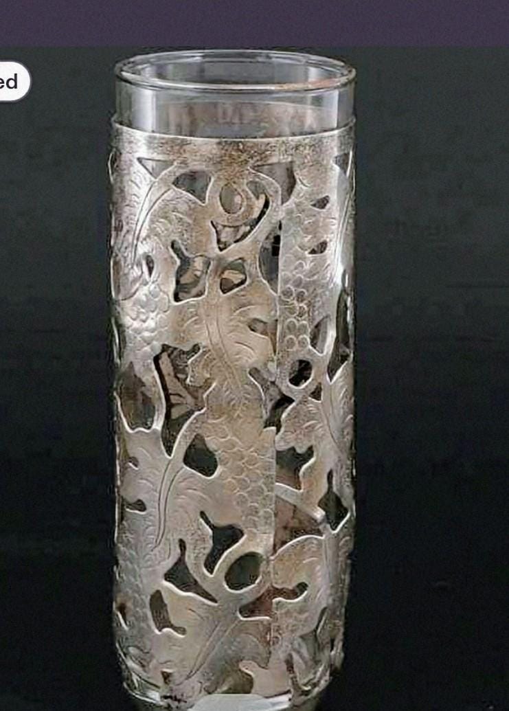Plateria FarFan Sterling Silver Vase Reticulated Vase