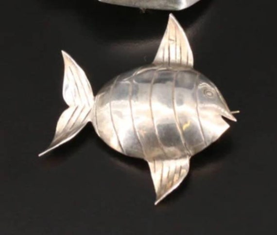 Estate Vintage Estate Fish Mexican Nemo Sterling … - image 1