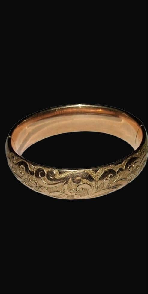 希少　ヴィンテージ　ブレスレット　アンティーク　アメリカ　ユーロ　ゴールド Antiques jewelry gold bracelet 1800s - Etsy 日本