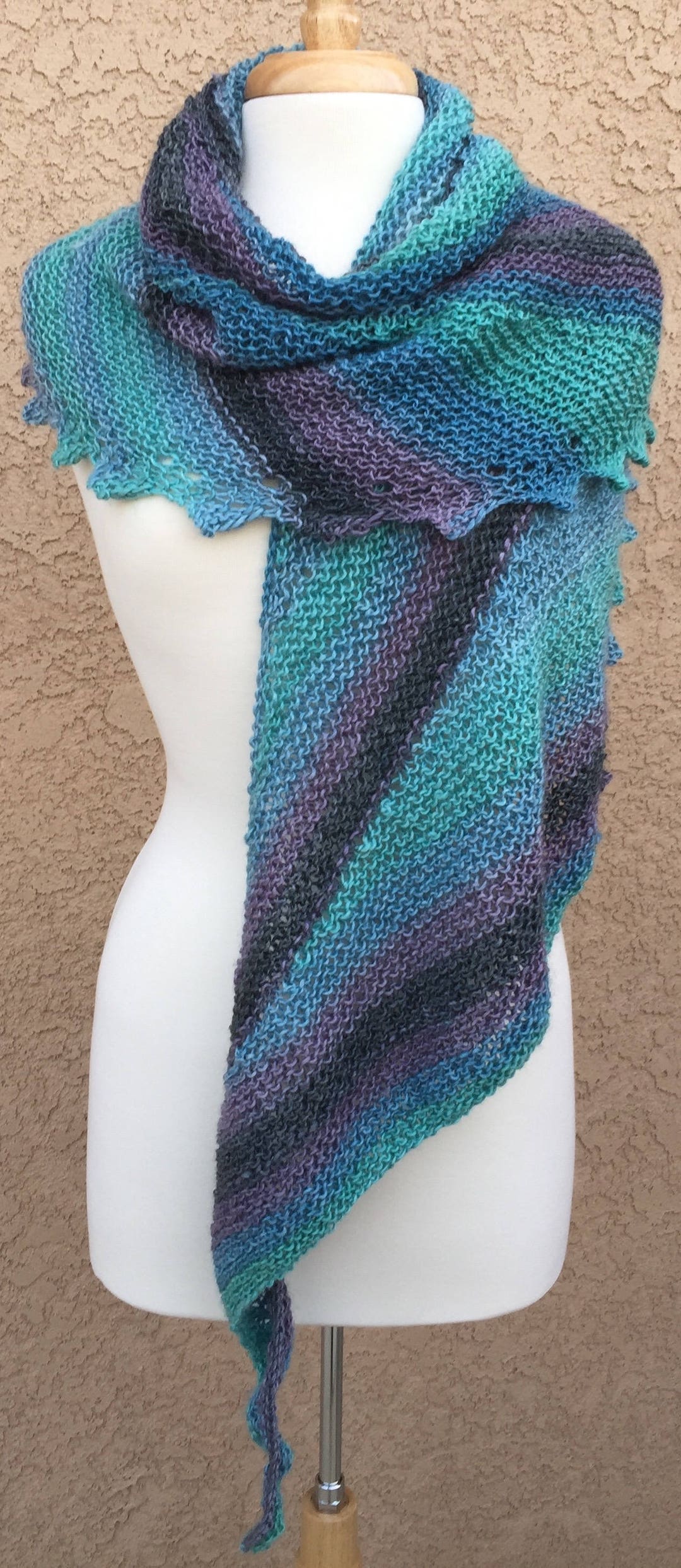 Knit Shawl Pattern: Crescent Sky Shawl INSTANT DIGITAL - Etsy