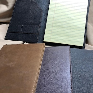 Leather Legal Pad Cover/holder fully lined