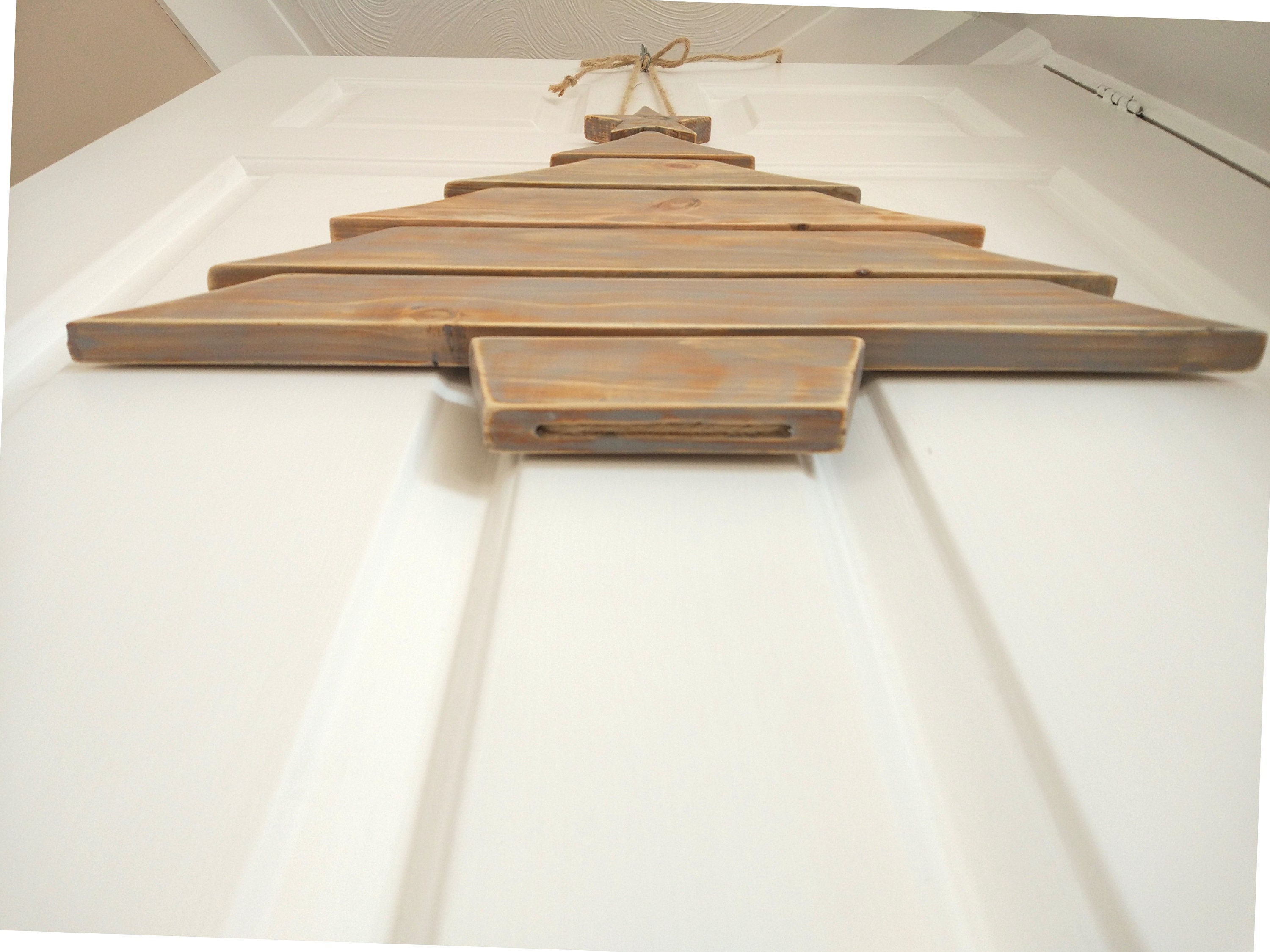 Handmade Traditional Christmas Tree, Wooden Bespoke Christmas Tree