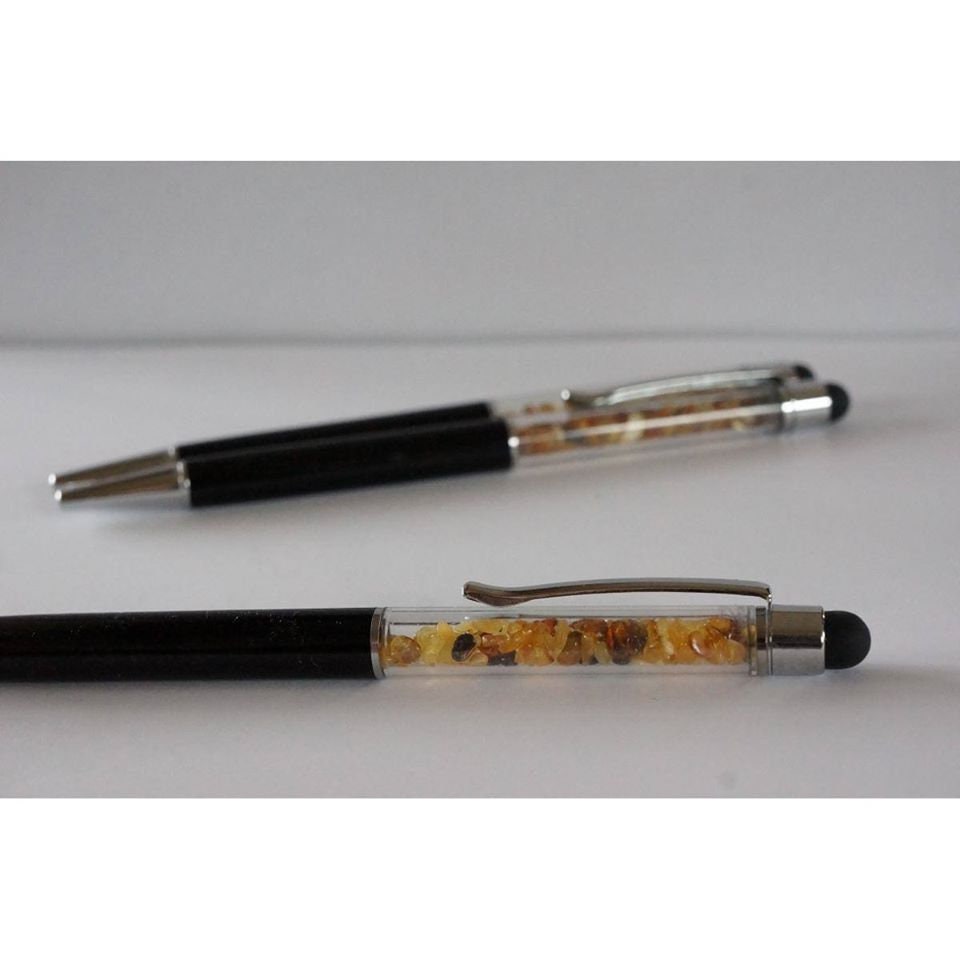 Black Amber Leather 3 Pen Case, Leather Triple Pen Case, Leather Fountain  Pen Case 