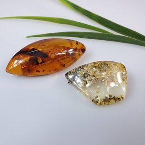 Amber Brooch, raw gemstone, Baltic amber big Pin brooch, small handmade brooch