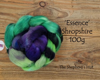 Shropshire hand dyed braid 'Essence' 100 g